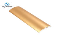 Настил изготовленного на заказ размера алюминиевый профилирует поверхностное покрытие золота анодированное цветом