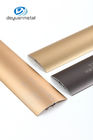 Настил изготовленного на заказ размера алюминиевый профилирует поверхностное покрытие золота анодированное цветом