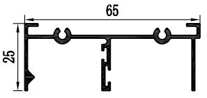 Алюминиевое стекло и дверные профили с порошковым покрытием Бронза Южная Африка