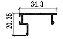 6063 Алюминиевые экструзионные профили для окон для дворов