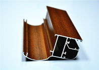 Дверные рамы структурного зерна покрытия порошка деревянного алюминиевые 6063/6005 Т5