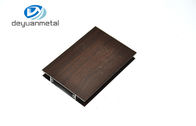 Профиль Виндовс деревянного зерна 6063 Т5 алюминиевый, алюминиевая рамка для комнаты офиса