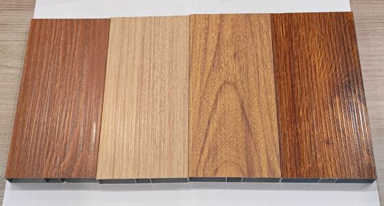 6063 Алюминиевые экструзионные профили с деревянным зерном OAK с текстурой
